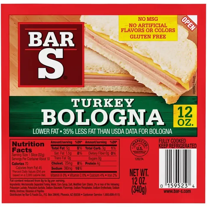 Bar-S Bar S Turkey Bologna