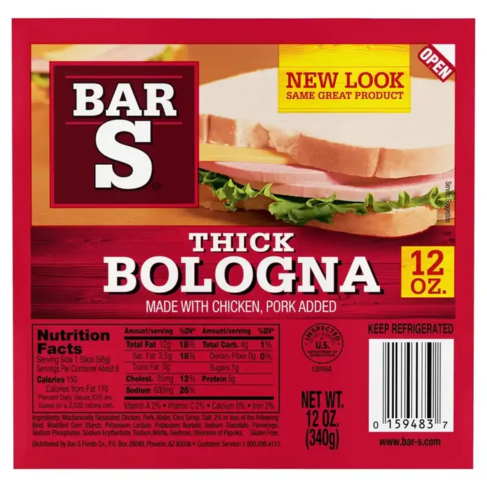 Bar-S Bologna 12 oz