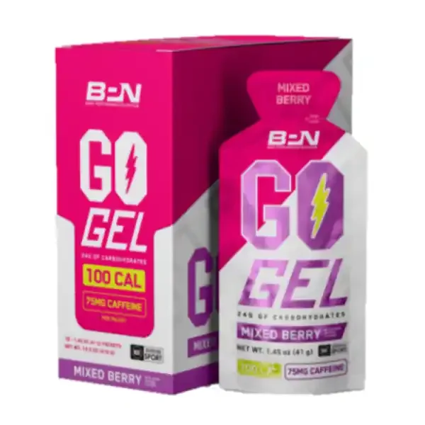 Bare Performance Nutrition Go Gel Berry Caffeinated Box