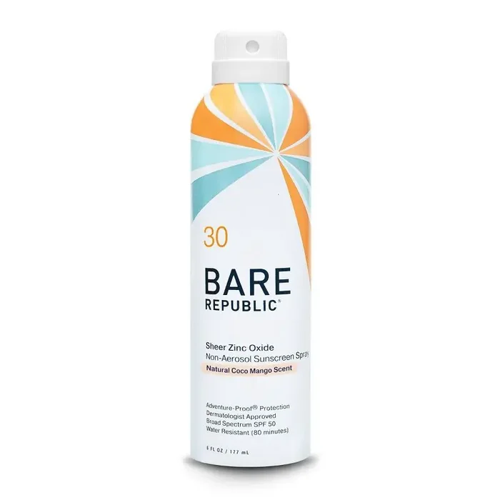 Bare Republic Coco Mango Mineral Spray – SPF 30 – 6 fl oz