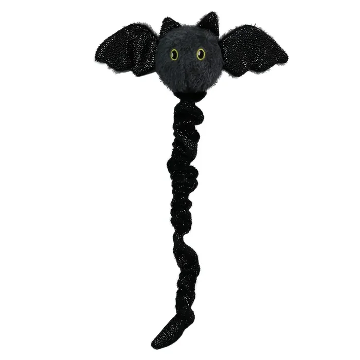 Bark-A-Boo Fetch Bungee Squeaky Bat Dog Toy, Small