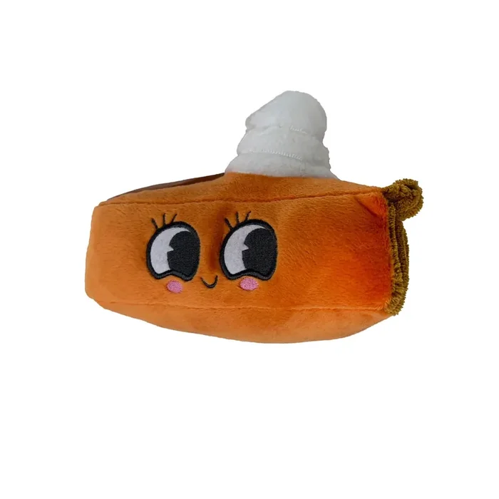 Bark-A-Boo Pumpkin Pie Slice Dog Toy, Medium