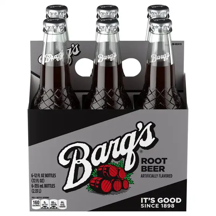 Barq‘s Root Beer Glass Bottles, 12 fl oz, 6 Pack