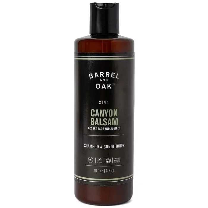 Barrel and Oak 2 In 1 Shampoo Conditioner – Canyon Balsam