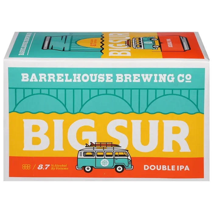 Barrel House Brewing Co. Double IPA Big Sur Beer Can 6 ea