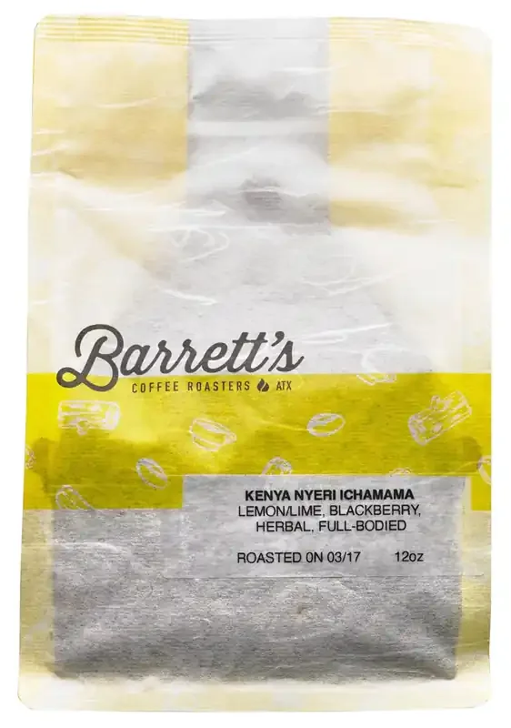 Barrett‘s Kenya Nyeri Ichamama Whole Bean Coffee