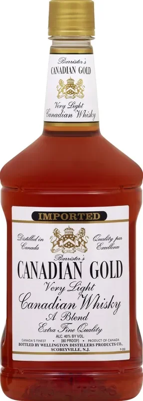 Barristers Canadian Gold Whisky, Canadian, Very Light