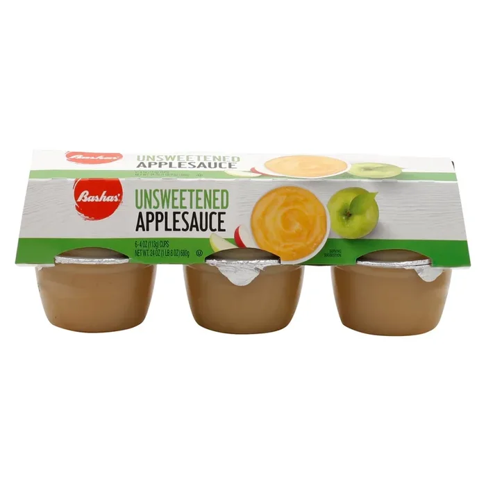 Bashas Applesauce Natural Cups