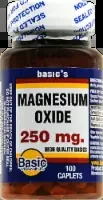 Basic Bv Magnes Oxid Tab 250Mg 100