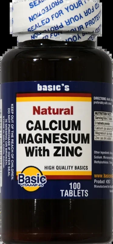 Basic Calcium Plus Magnesium with Zinc Vitamins