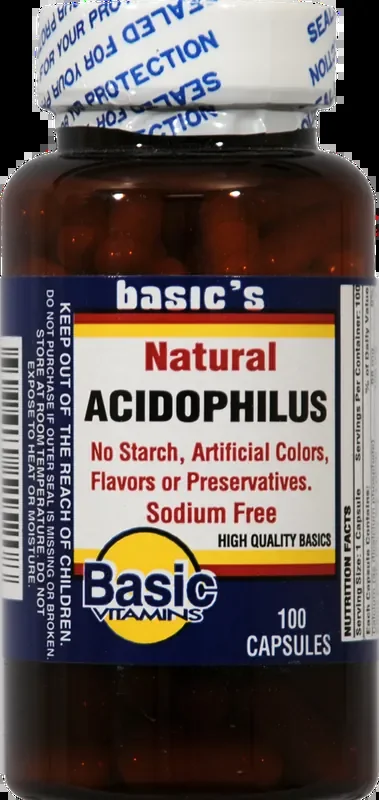 Basic Natural Acidophilus Capsules
