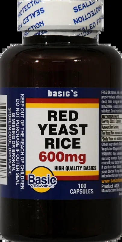 Basic Red Yeast Rice Capsules 600Mg