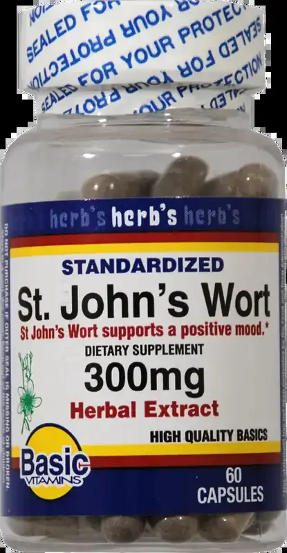 Basic St. John‘s Wort Extract Capsules 300Mg