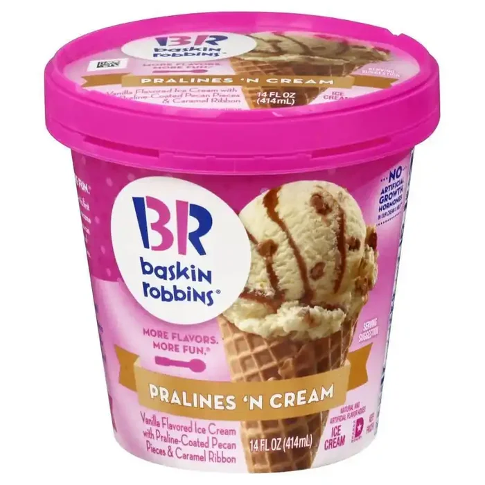 Baskin-Robbins Pralines ‘N Cream Ice Cream 14.0 oz