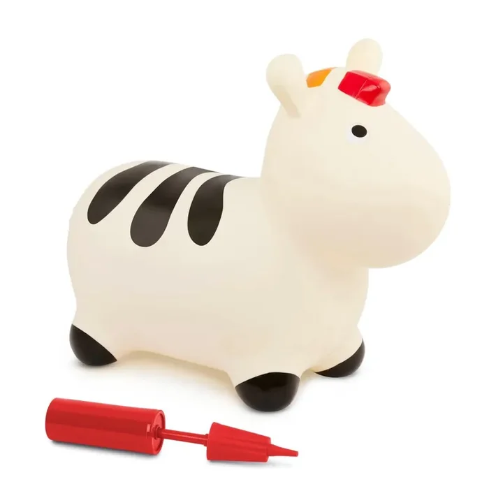 Battat Inflatable Hoppin‘ Zebra Bouncer
