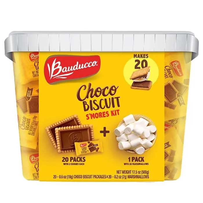 Bauducco Choco Biscuit Tub Smores Kit
