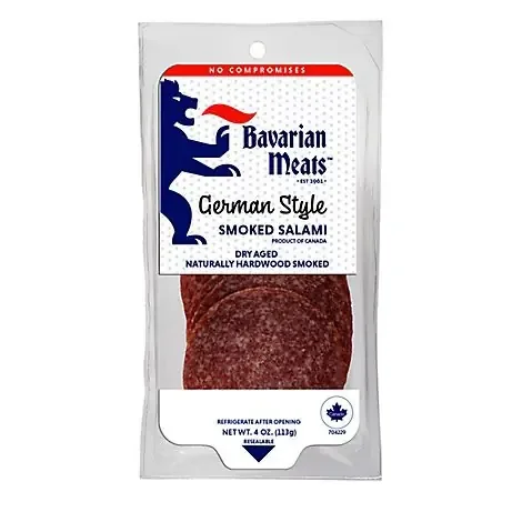 Bavarian Meats German Style Smoked Salami – 4 Oz
