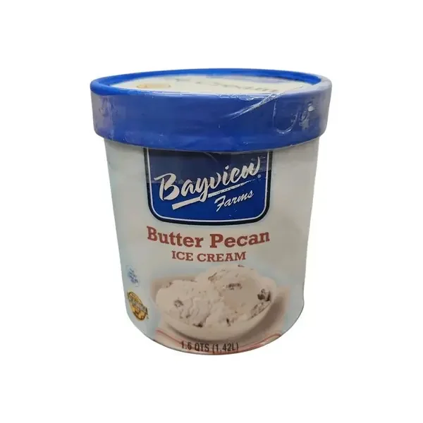 Bay View Bayview Farms, Ice Cream, Butter Pecan