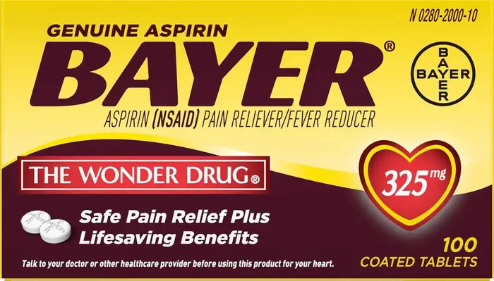 Bayer Coated Tablets 325 Mg Aspirin 100 ea