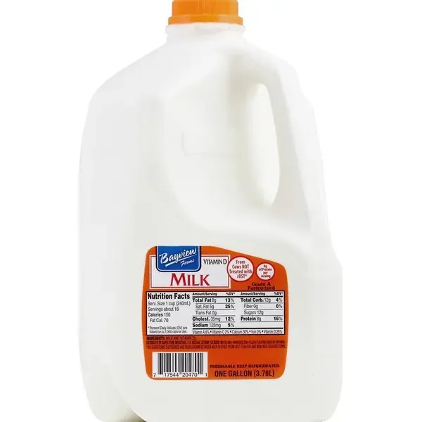 Bayview Farms, Milk