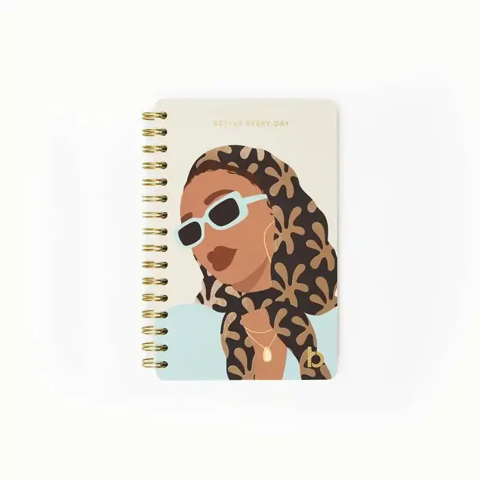 Be Rooted 5.5″x8.5″ ‘Better Everyday‘ Spiral Lined Journal
