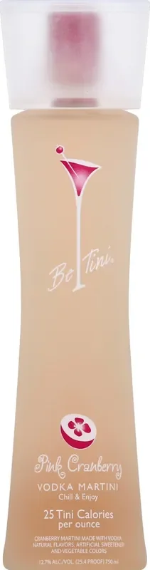 Be Tini Pink Cranberry Vodka Martini Cocktail