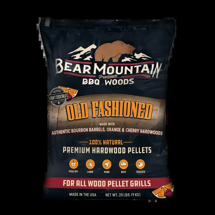 Bear Mountain BBQ Bear Mountain BBQ Pellets – Craft Cocktail Old Fashioned – 20 Bag