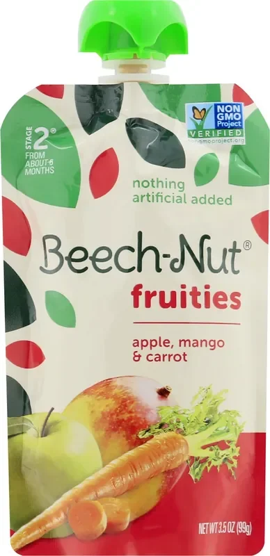 Beech-Nut Fruities Stage 2 (from About 6 Months) Apple, Mango & Carrot 3.5 oz