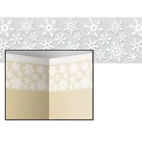 Beistle 20199 Snowflake Border, insta-theme, 24″ x 30′, Price/1/Pkg