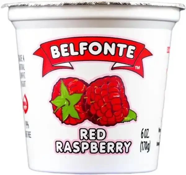Belfonte Red Raspberry Yogurt – 6 oz