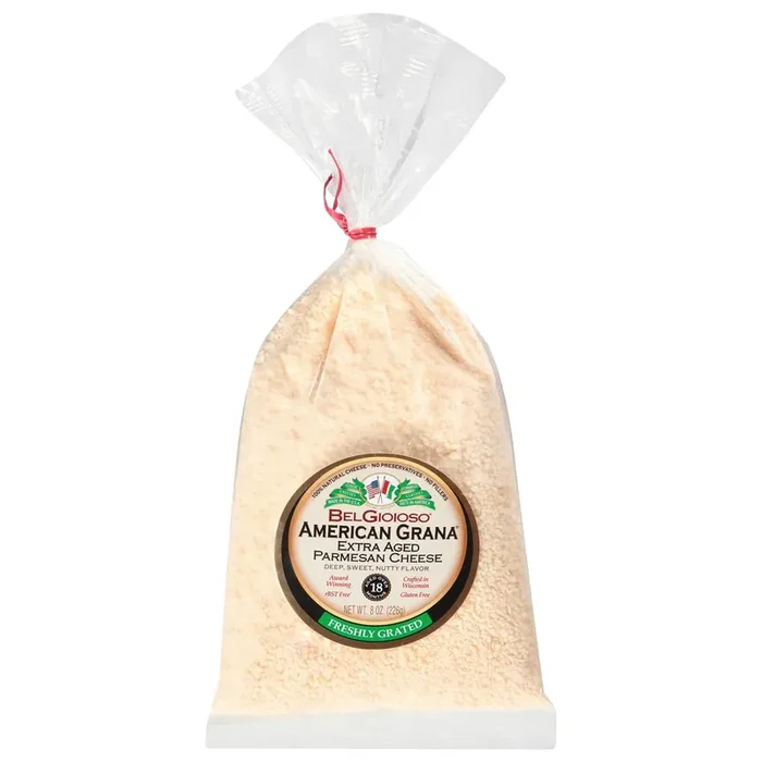 BelGioioso American Grana Grated Twist Tie Bag