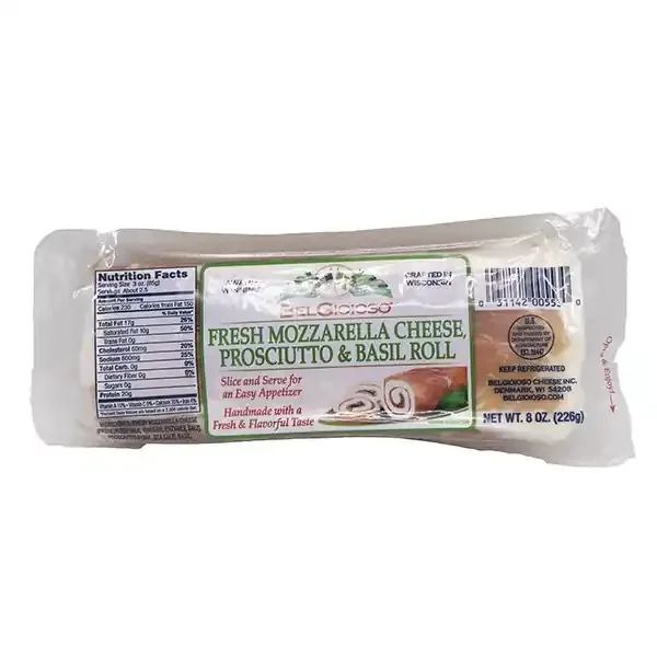 BelGioioso Cheese Roll Mzzrla Prscutto&basl