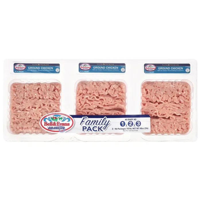 Bell & Evans Ultra Premium Ground Chicken Family Pack