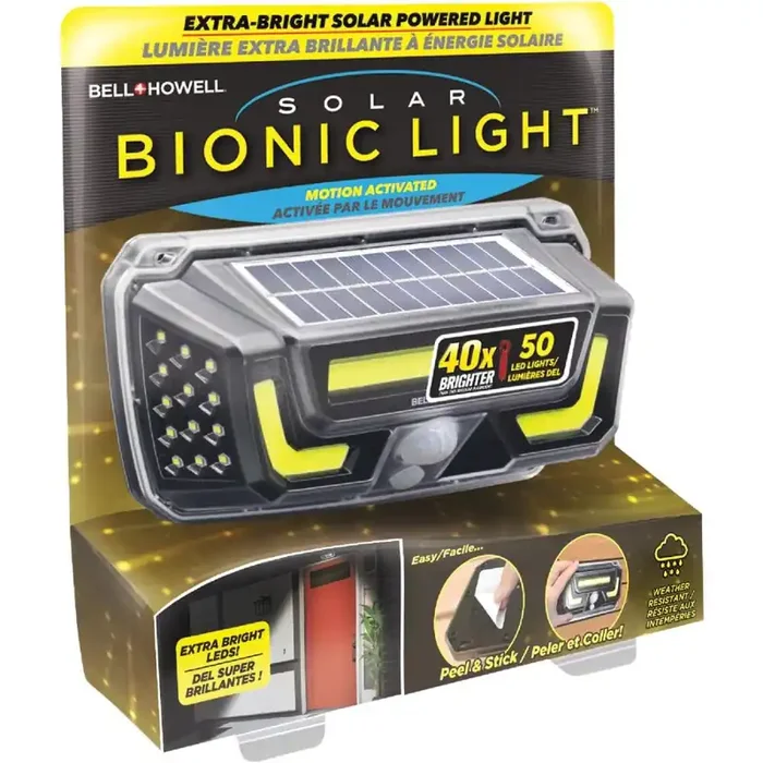 Bell + Howell ASOTV Solar Bionic Wall Light