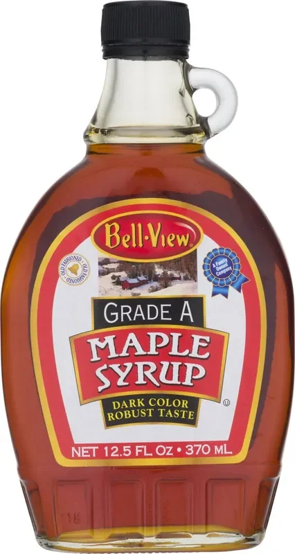 Bell-View Dark color Robust Taste Maple Syrup 12.5 fl oz