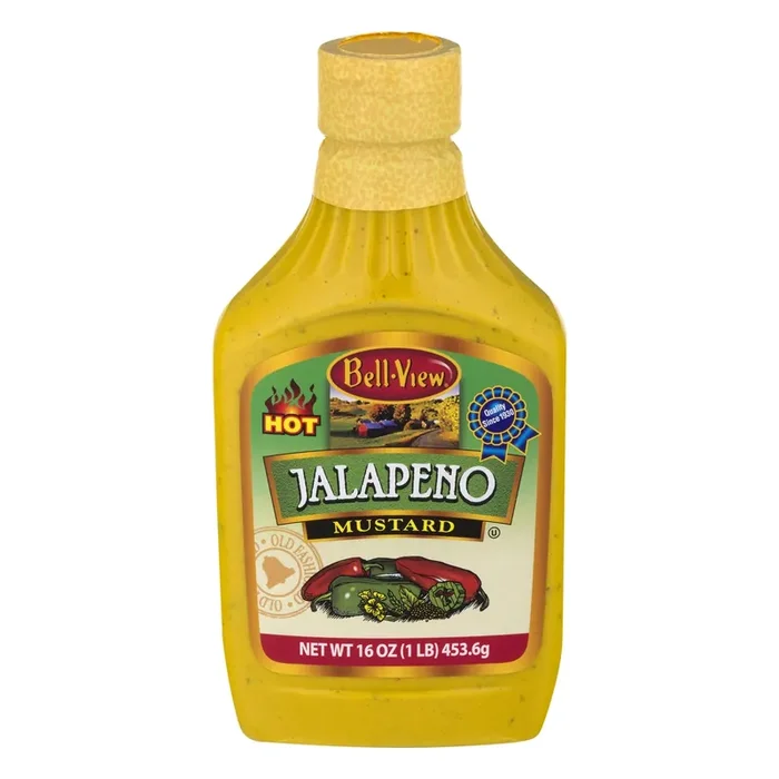 Bell-View Mustard, Jalapeno, Hot – 16 oz