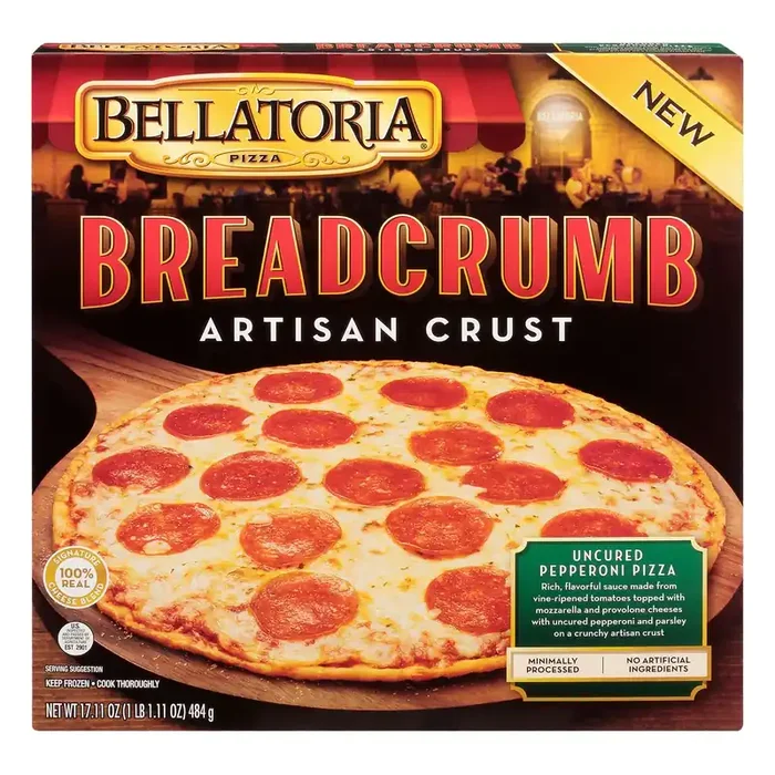 Bellatoria Breadcrumb Artisan Crust, Uncured Pepperoni