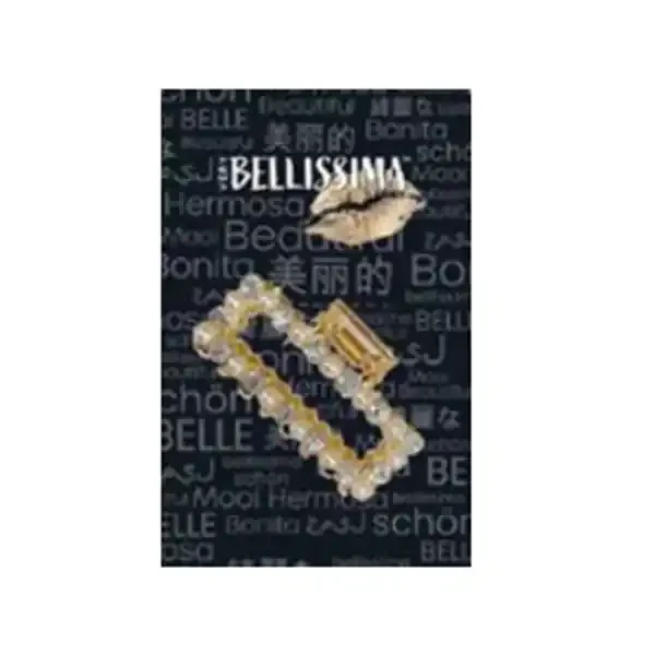 Bellissima Pearl/Stone Rectangular Claw Clip