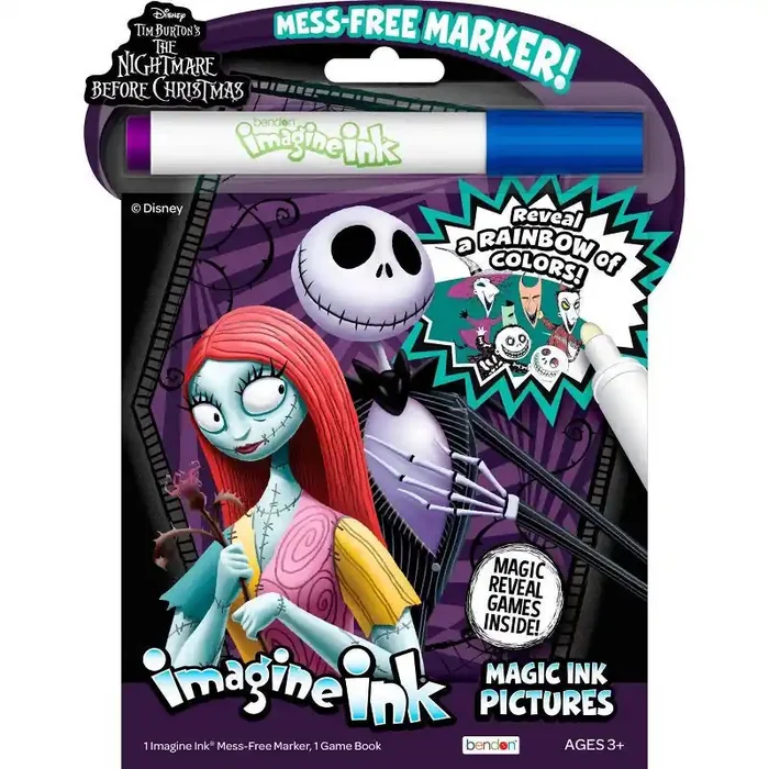 Bendon Nightmare Before Christmas Imagine Ink Magic Ink Book