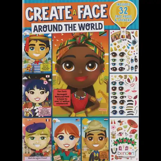 BENDON PUBLISHING 6572 Create A Face 2