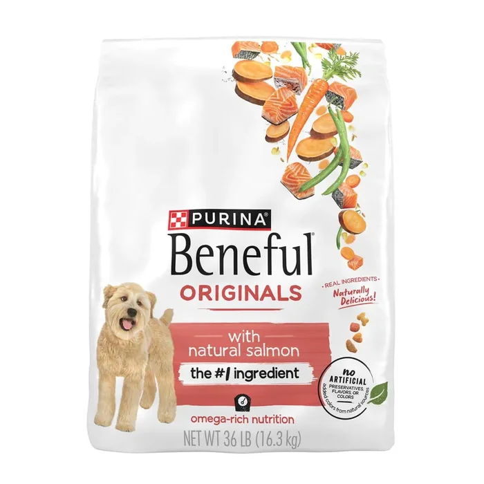 Beneful Purina Beneful Originals With Natural Salmon Natural Dog Food Dry Formula With Added Vitamins, Minerals and Nutrients