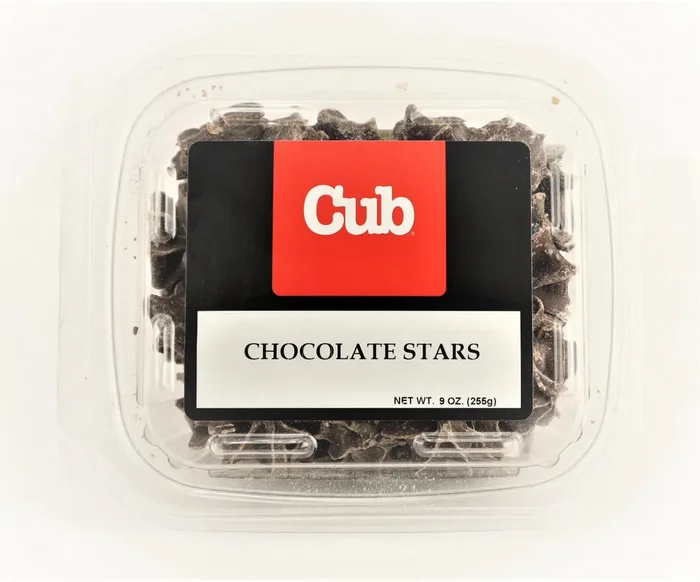Bergin Clamshell Chocolate Stars