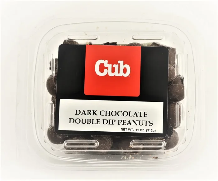 Bergin Double Dip Dark Choc Peanuts