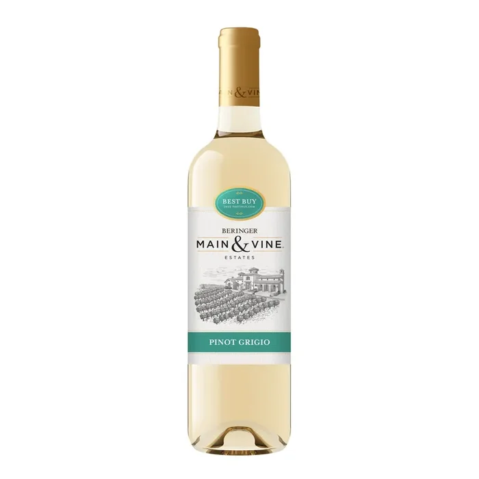 Beringer Main & Vine Pinot Grigio, White Wine, 750ml
