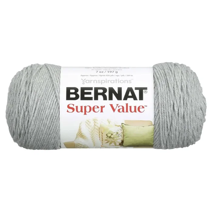 Bernat Super Value, Soft Grey