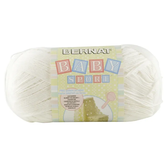 Bernat Yarn Baby Sport, White