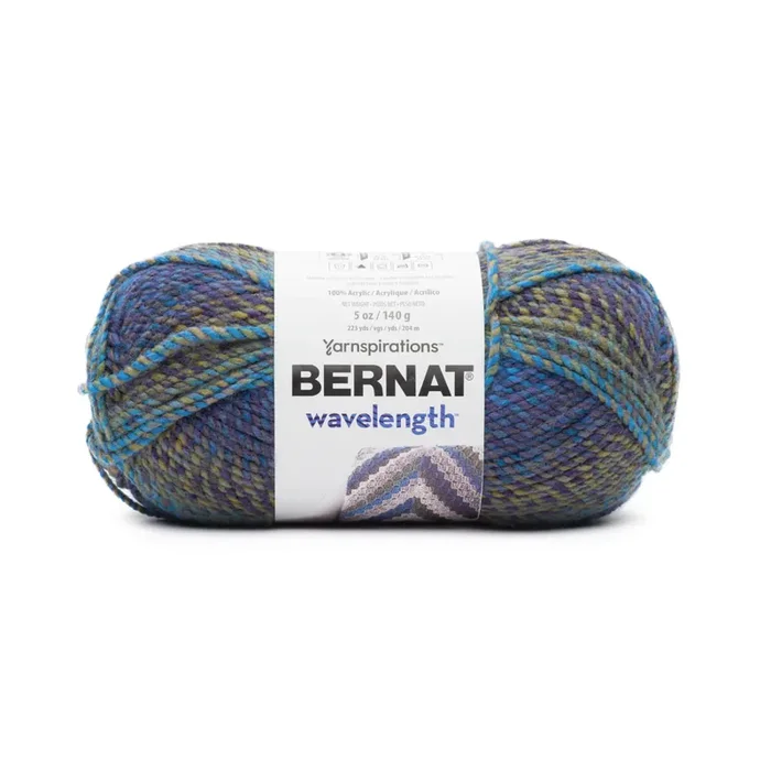 Bernat Yarn Wavelength Violet Turquoise