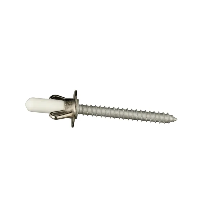 Bertha 0.25-in x 2.25-in Grey Steel Hurricane Hardware kit
