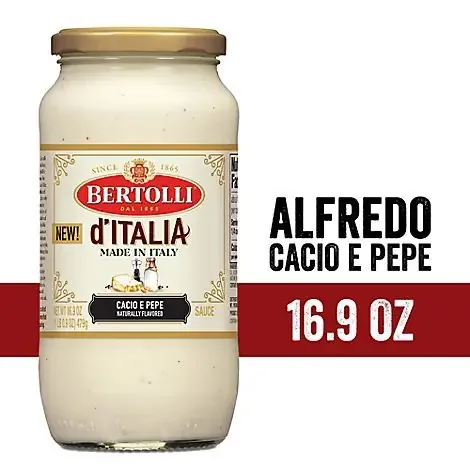 Bertolli Cacio e Pepe Alfredo Sauce – 16.9 Oz