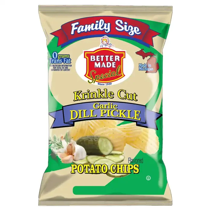 BETTER MADE Bettermade Family Dill Pickle Chips